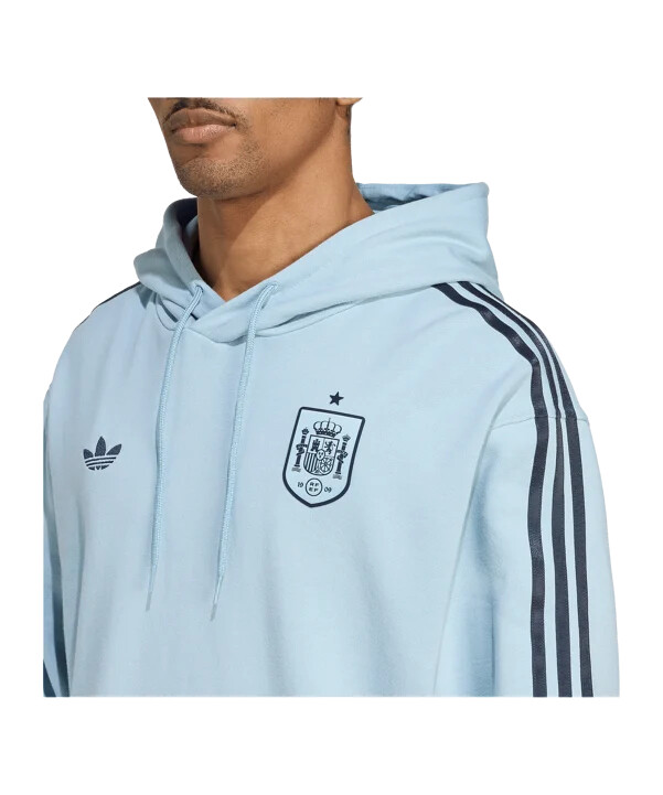 adidas spanien hættetrøje blå
