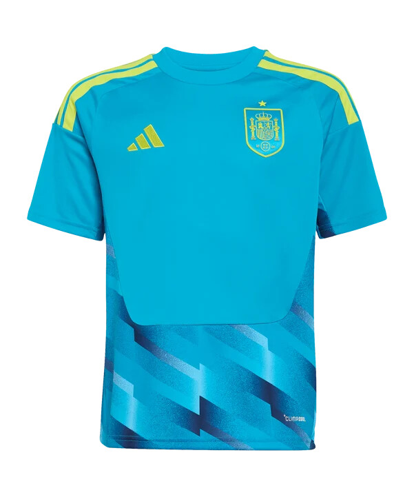adidas spanien målmandstrøje hjemme vm 2026 børn blå