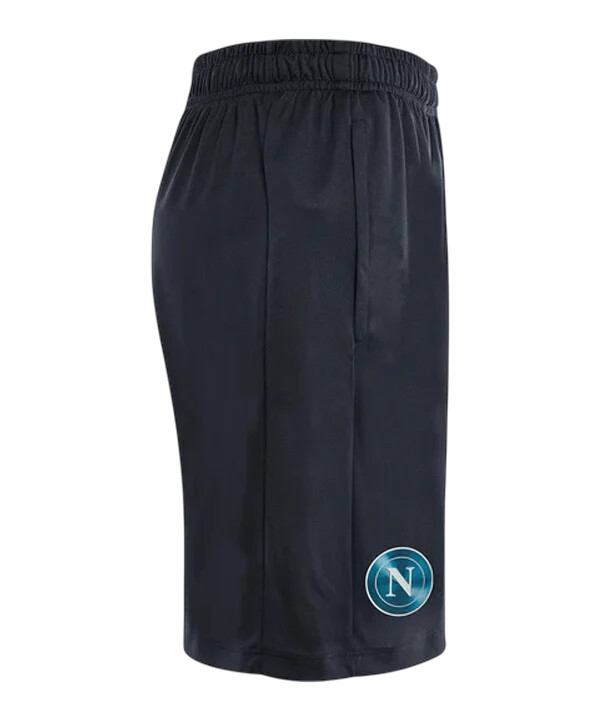 ea7 ssc napoli træningsshorts 20252026 sort