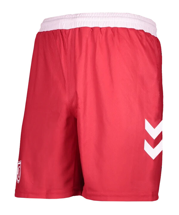 hummel ssv jahn regensburg short home 20232024 rød f3062