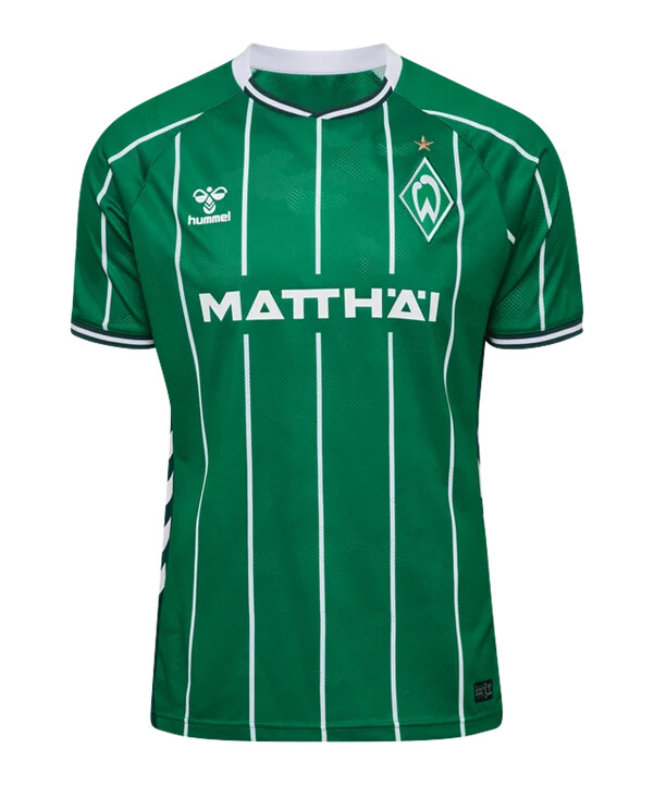 hummel sv werder bremen hjemmebanetrøje 20252026 grøn f6801