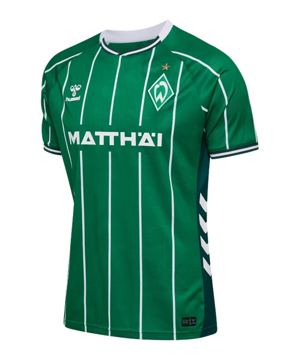 hummel sv werder bremen hjemmebanetrøje 20252026 grøn f6801