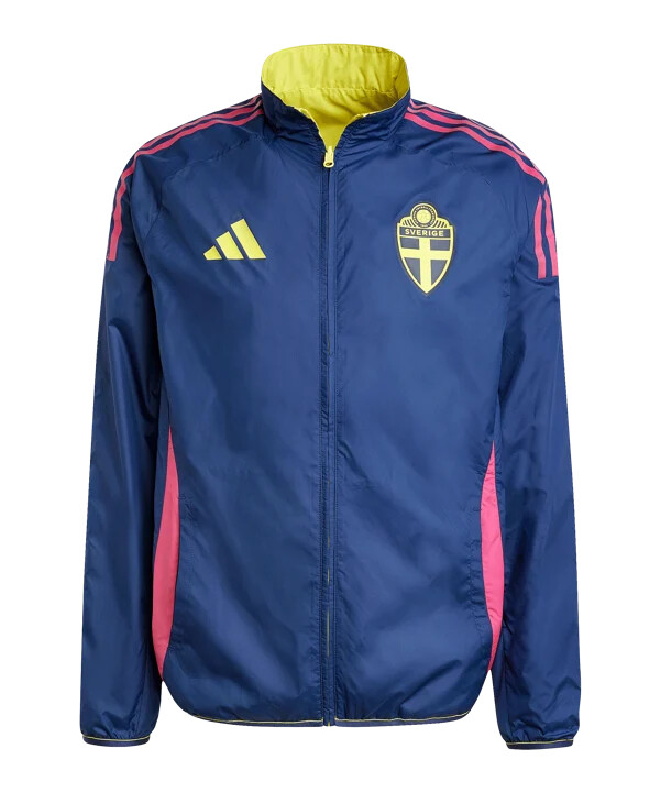 adidas sverige anthem jakke blå
