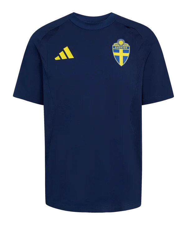 adidas sverige tiro tech t-shirt blå