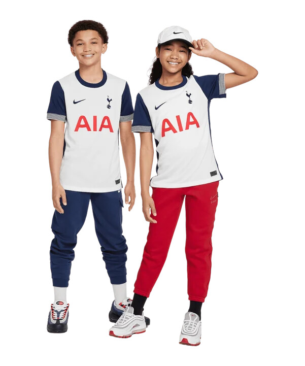 nike tottenham hotspur hjemmebanetrøje 20242025 børn hvid f101
