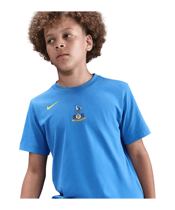 nike tottenham hotspur t90 remix t-shirt børn blå f402