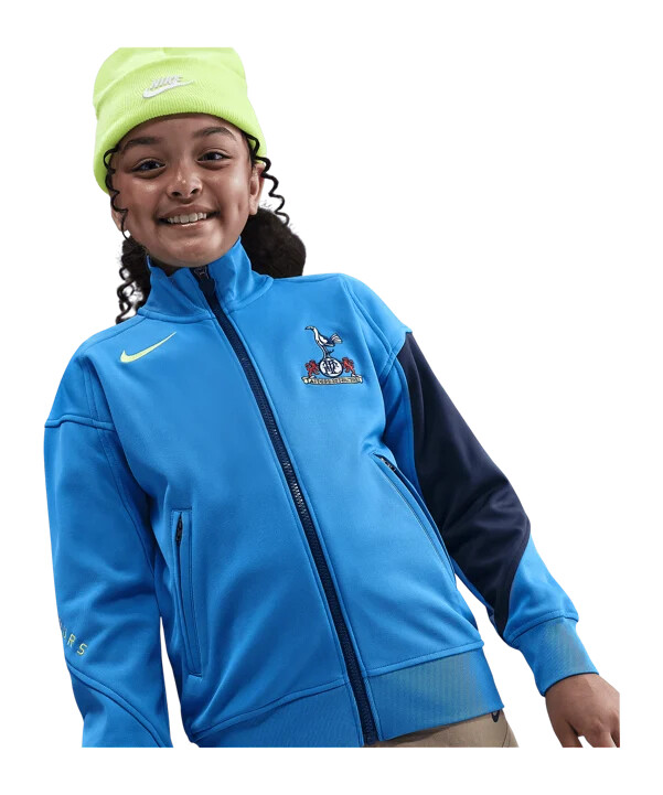 nike tottenham hotspur presentation jakke børn blå f428