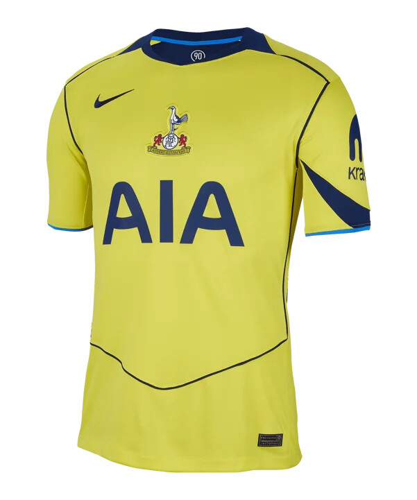 nike tottenham hotspur 3. trøje 20252026 gul f741