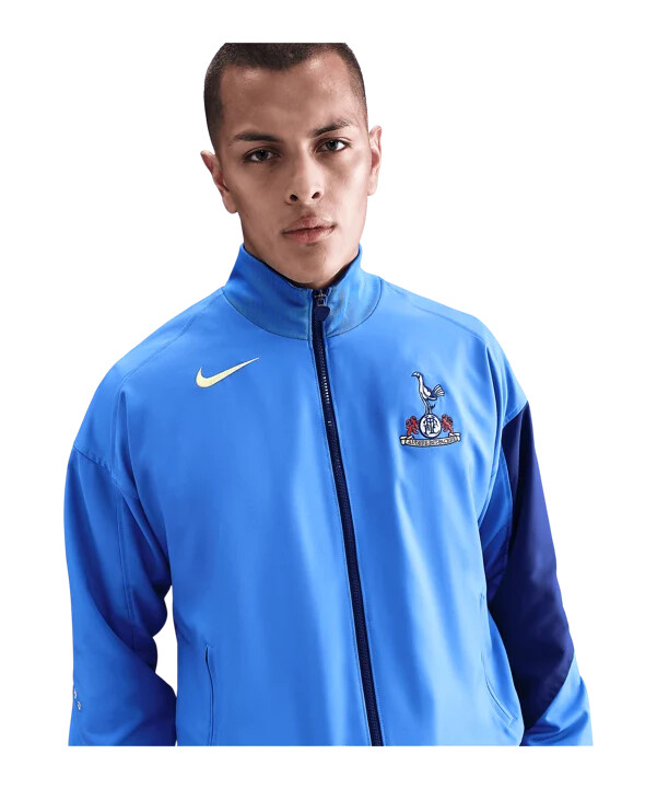 nike tottenham hotspur præsentationsjakke blå f428