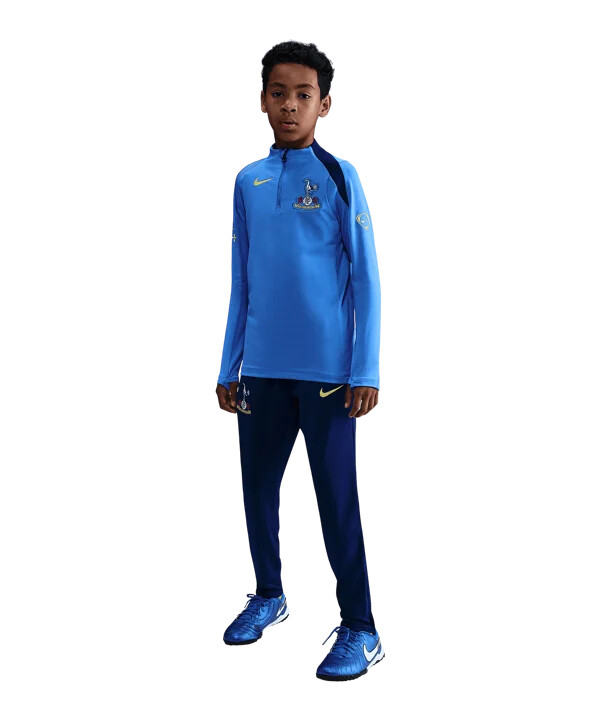 nike tottenham hotspur drill top sweatshirt børn blå f428