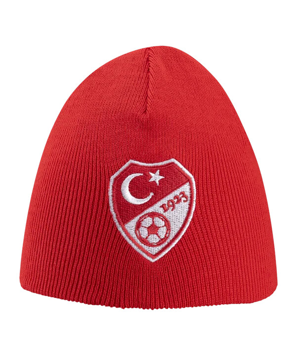 tff türkiye beanie euro 2024 kids red