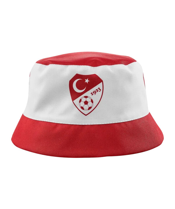 tff türkiye bucket hat euro 2024 rød