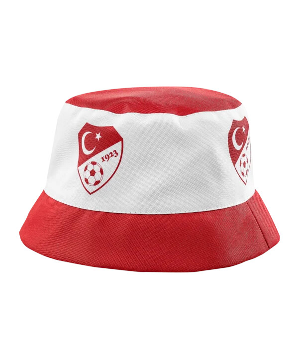 tff türkiye bucket hat euro 2024 rød