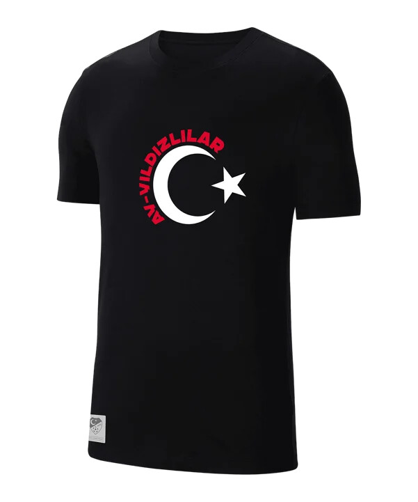 nike tff t-shirt ec 2024 børn sort