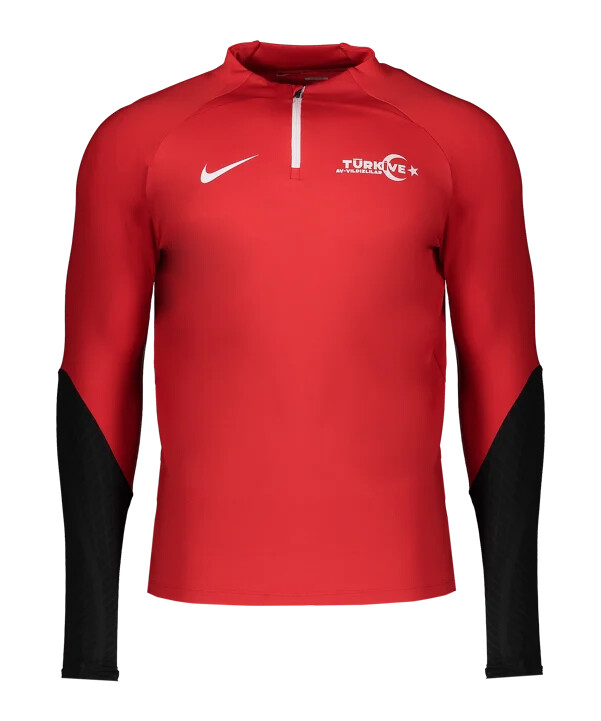 nike tff drill top em 2024 rød f657
