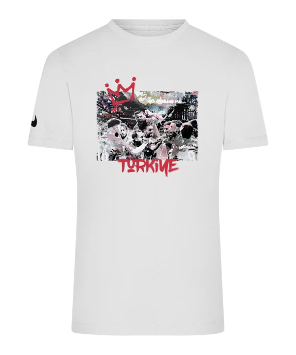nike tyrkiet tff team success t-shirt hvid f100