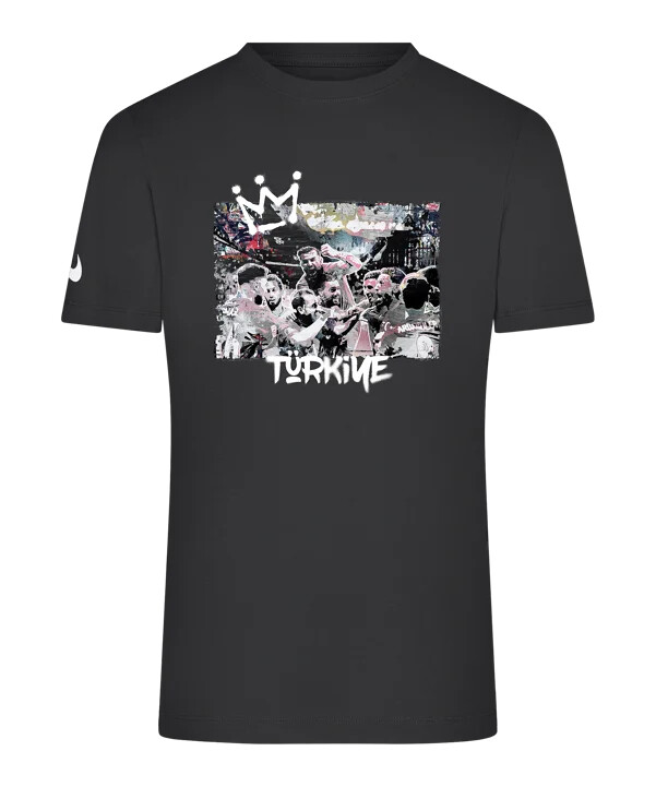 nike tyrkiet tff team success t-shirt sort f010