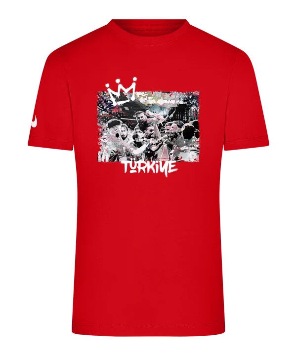 nike tyrkiet tff team success t-shirt børn rød f657