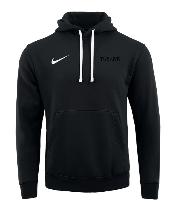nike türkiye black series hættetrøje til børn sort f010