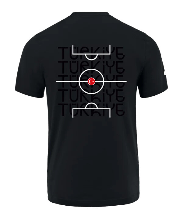 nike türkiye black series t-shirt sort f010