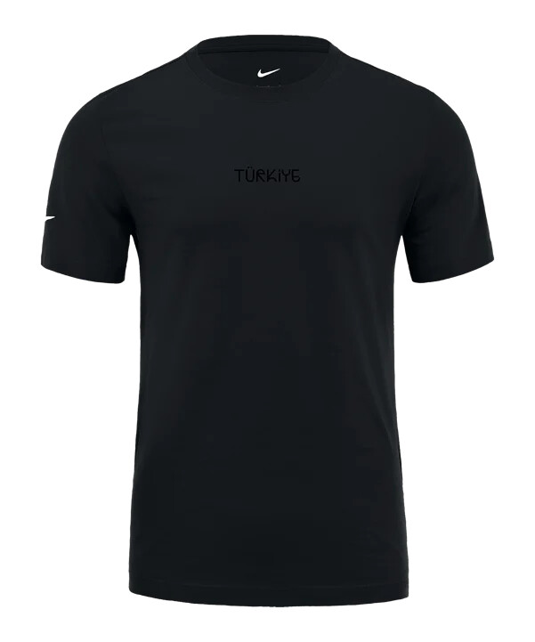 nike türkiye black series t-shirt til børn sort f010