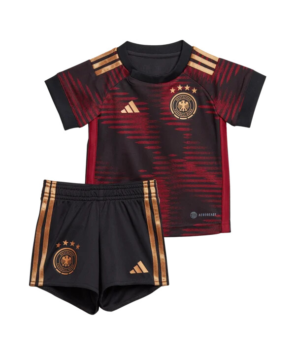 adidas dfb tyskland babysæt udebane vm 2022 sort