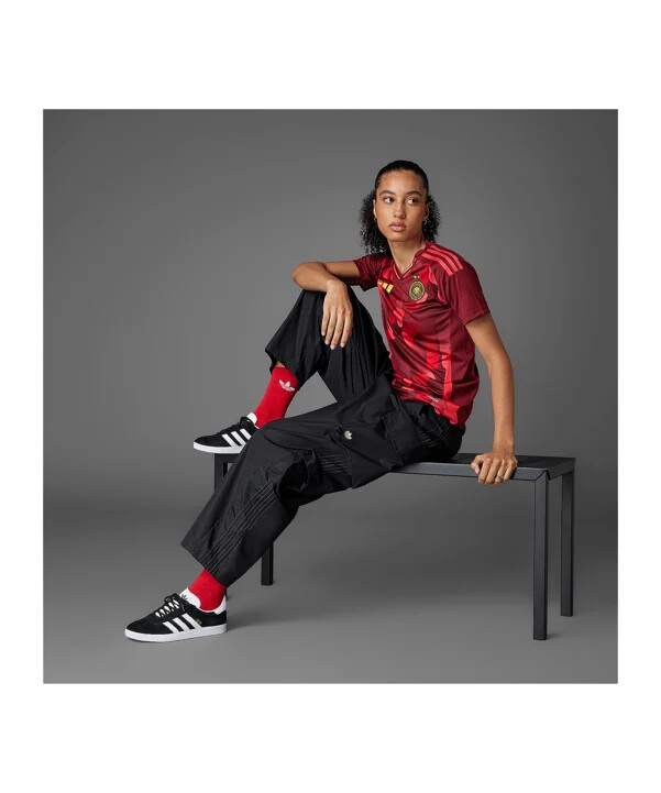 adidas tyskland dfb tyskland em 2025 udebanetrøje em 2025 dame rød