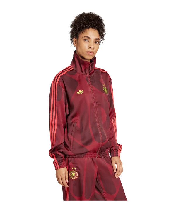 adidas tyskland træningssweatshirt dame rød