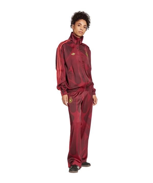 adidas tyskland træningssweatshirt dame rød