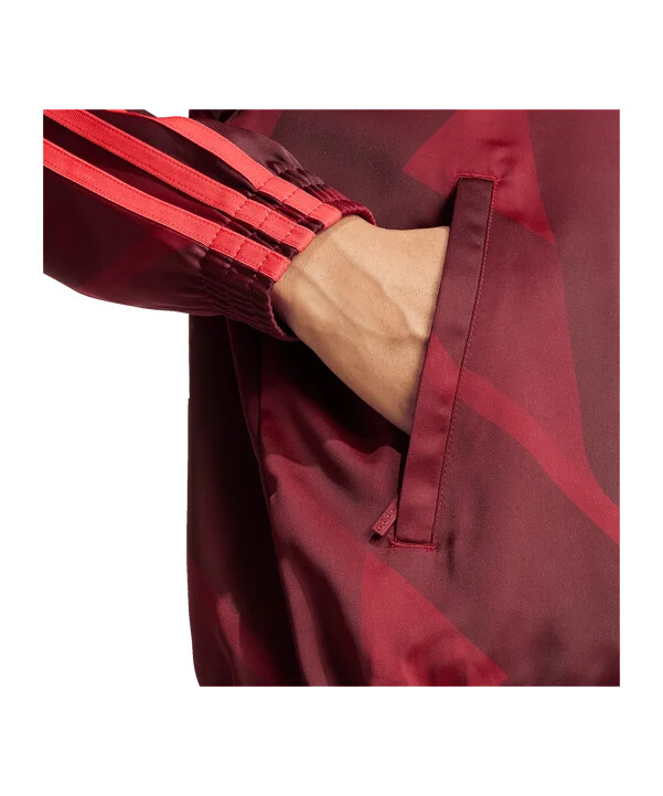 adidas tyskland træningssweatshirt dame rød
