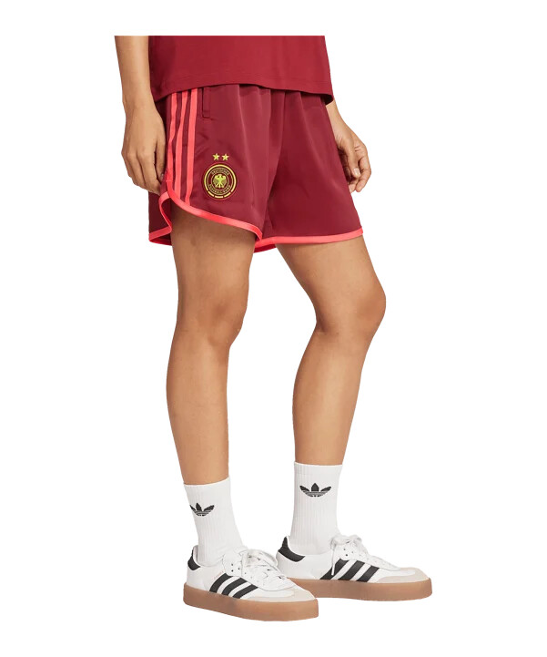 adidas tyskland dameshorts rød