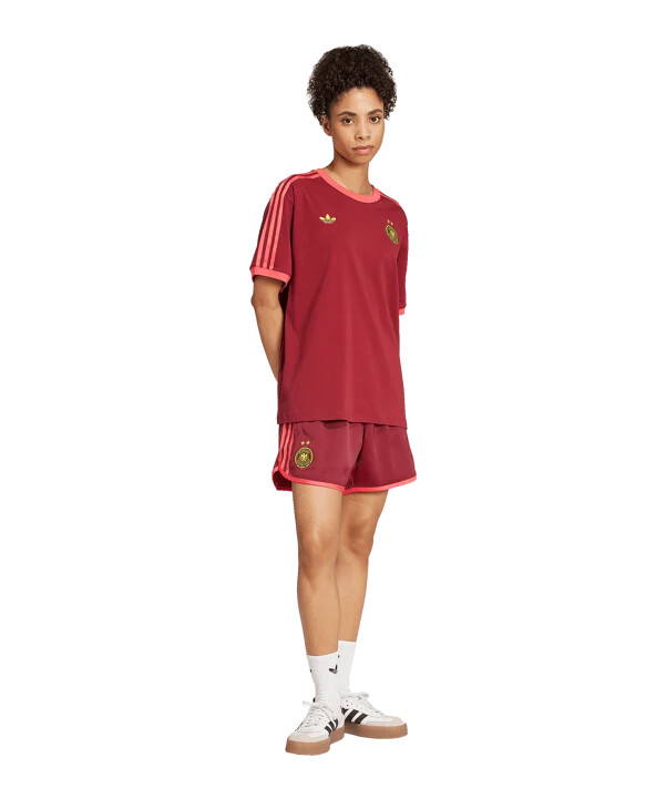 adidas tyskland dameshorts rød