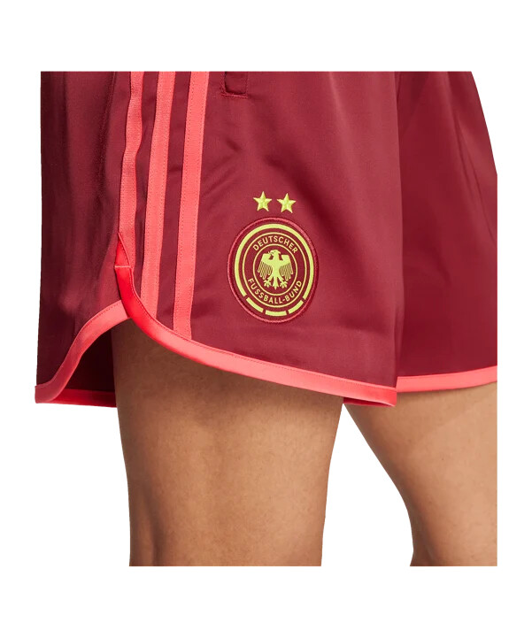 adidas tyskland dameshorts rød