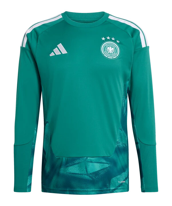 adidas dfb tyskland målmandstrøje langærmet hjemmebane vm 2026 grøn