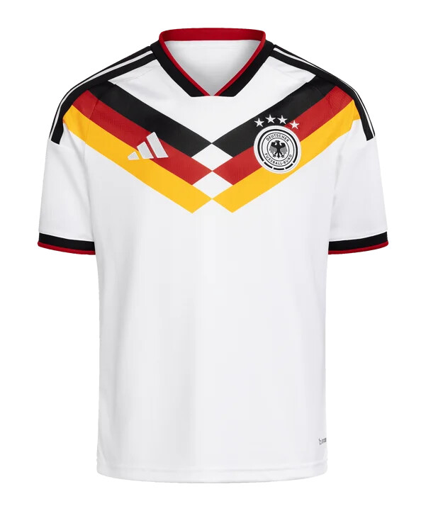 adidas dfb tyskland hjemmebanetrøje vm 2026 børn hvid