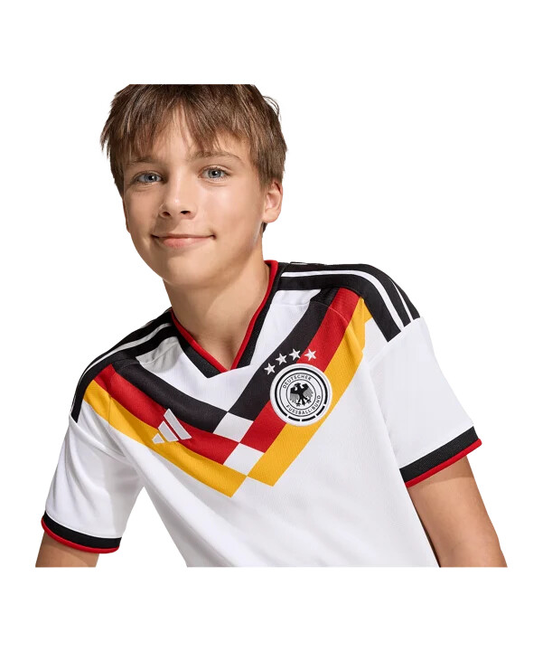 adidas dfb tyskland hjemmebanetrøje vm 2026 børn hvid