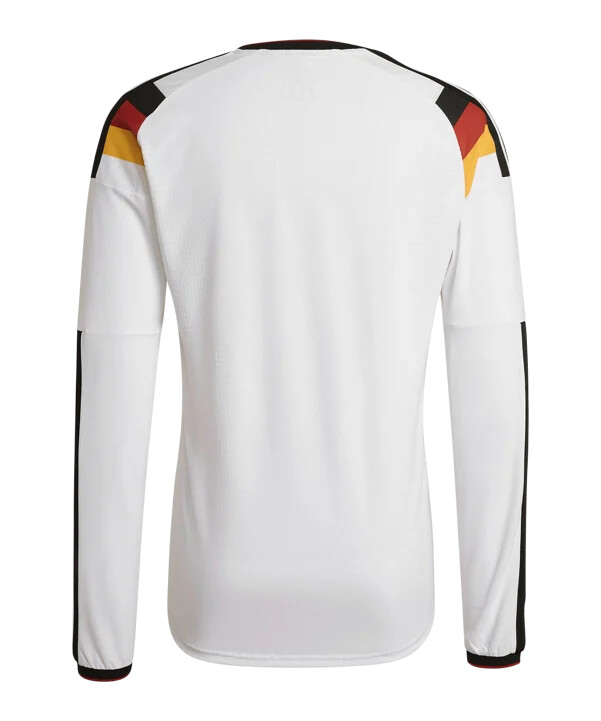 adidas dfb tyskland autentisk langærmet hjemmebanetrøje vm 2026 hvid