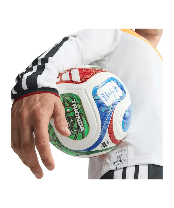 adidas dfb tyskland autentisk langærmet hjemmebanetrøje vm 2026 hvid