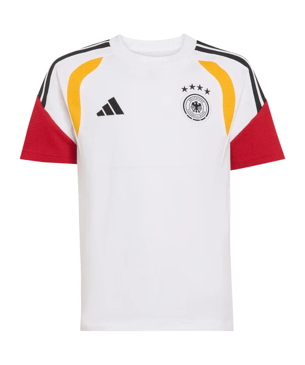 adidas dfb tyskland tiro t-shirt børn hvid