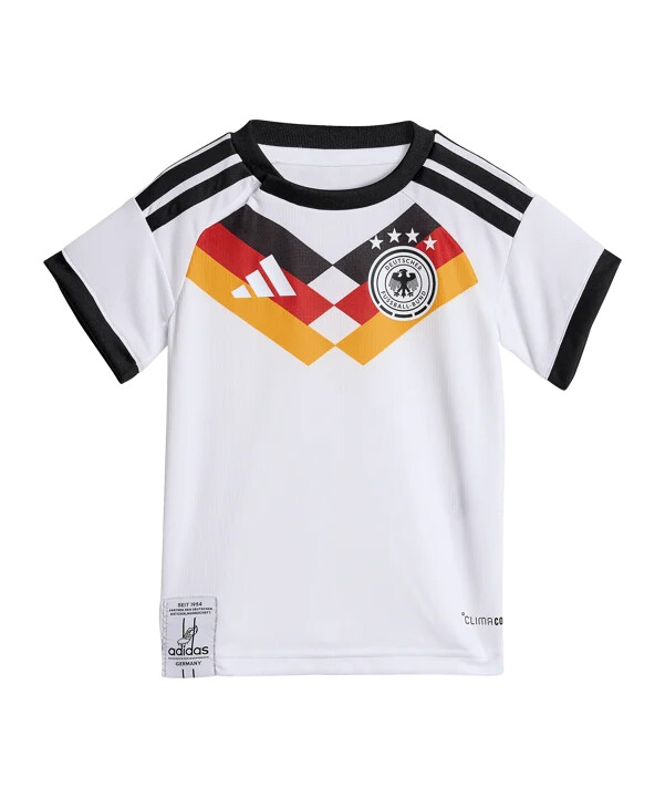 adidas dfb tyskland babysæt hjemmebanetrøje vm 2026 børn hvid