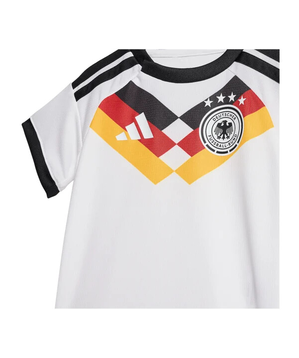 adidas dfb tyskland babysæt hjemmebanetrøje vm 2026 børn hvid