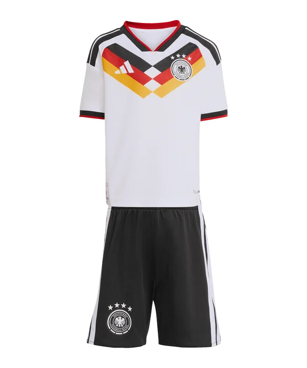 adidas dfb tyskland hjemmebanetrøje vm 2026 børn hvid