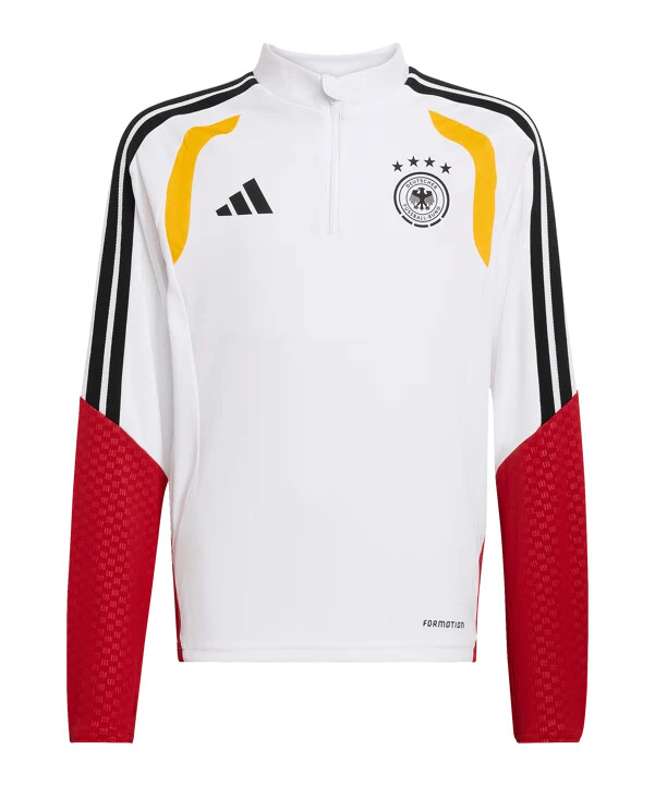 adidas dfb tyskland tiro lynlåstop børn hvid