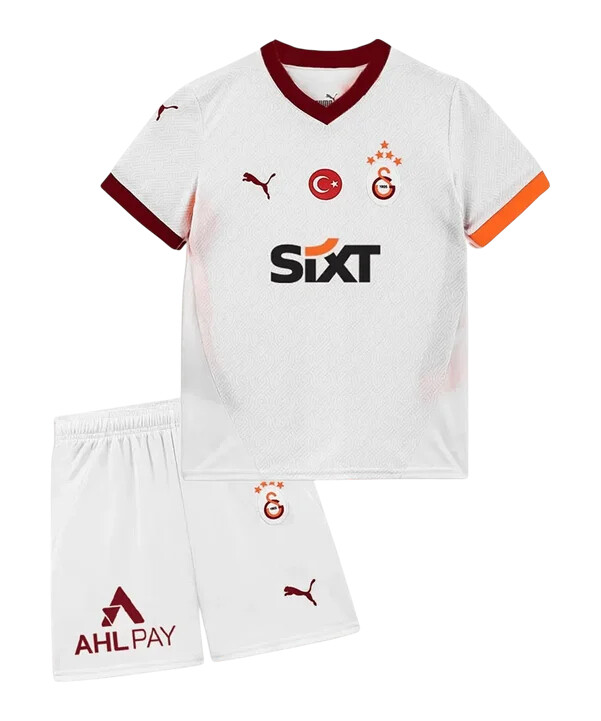 puma galatasaray istanbul udebanetrøje 20242025 børn hvid f050