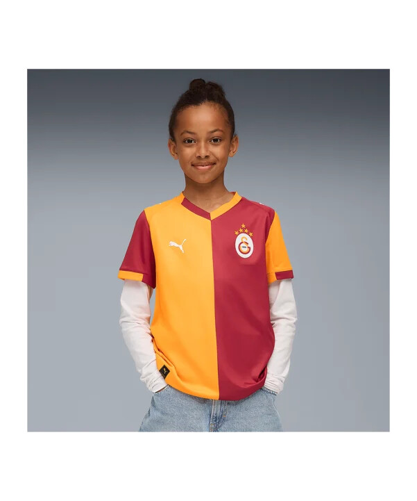 puma galatasaray istanbul hjemmebanetrøje 20252026 børn rød f01