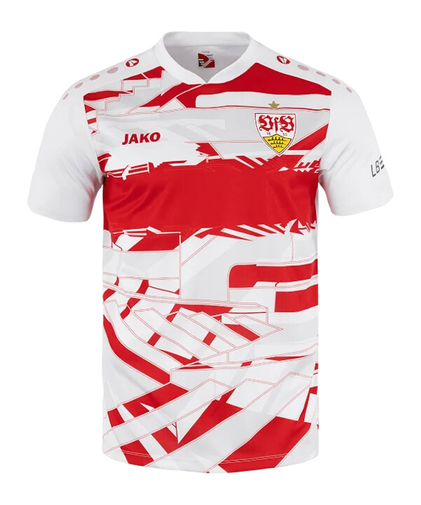 jako vfb stuttgart opvarmnings-t-shirt hvid f656