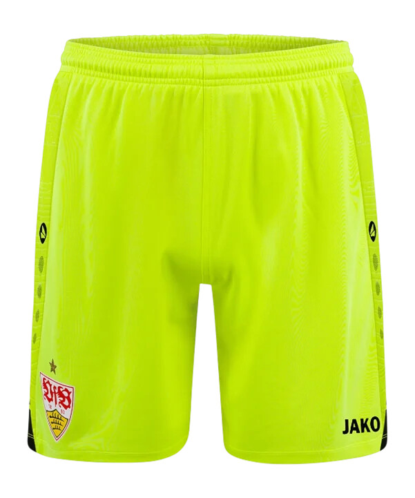 jako vfb stuttgart målmandsshorts hjemme 20252026 børn gul f320