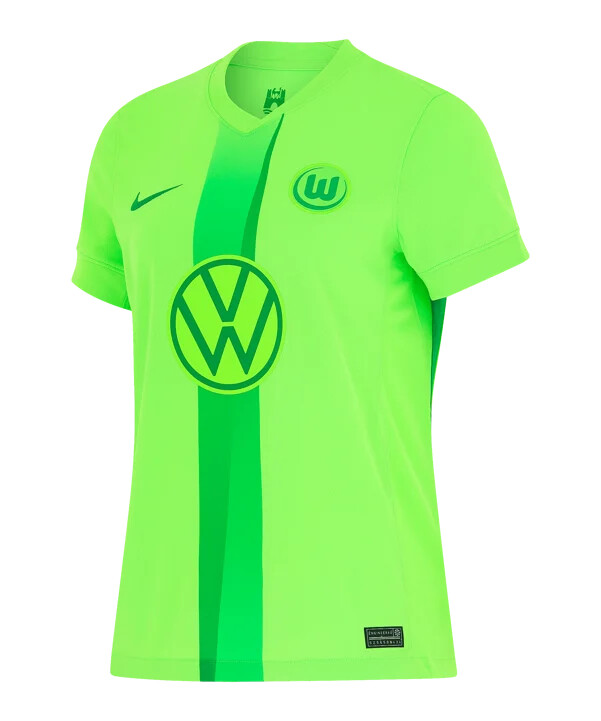 nike vfl wolfsburg dame hjemmebanetrøje 20242025 grøn f398