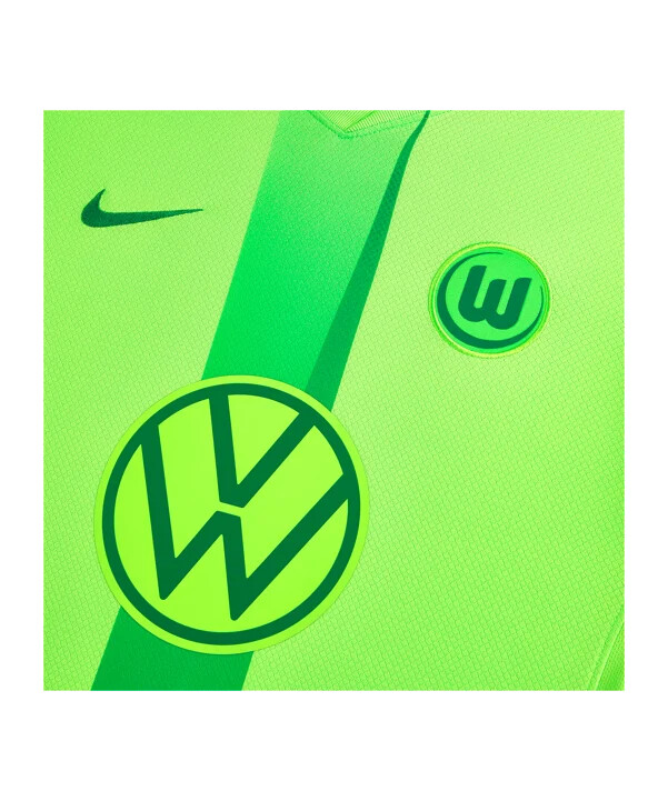 nike vfl wolfsburg dame hjemmebanetrøje 20242025 grøn f398