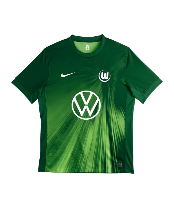 nike vfl wolfsburg hjemmetrøje 20252026 grøn f341